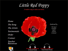 Tablet Screenshot of littleredpoppy.com